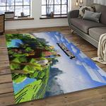 minecraft video game carpet rectangle area rug for living room home room decor gift for friends dark room mnc1