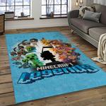minecraft video game carpet rectangle area rug for living room home room decor gift for friends dark room mnc27