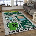 minecraft video game carpet rectangle area rug for living room home room decor gift for friends dark room mnc4