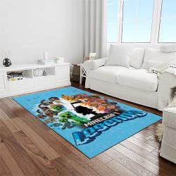minecraft video game carpet rectangle area rug for living room home room decor gift for friends light room mnc14
