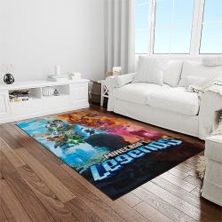 minecraft video game carpet rectangle area rug for living room home room decor gift for friends light room mnc19