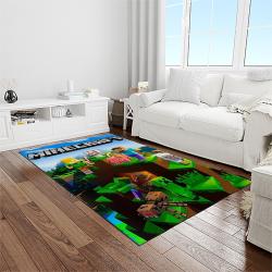 minecraft video game carpet rectangle area rug for living room home room decor gift for friends light room mnc20
