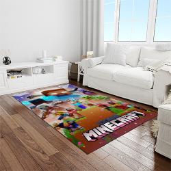 minecraft video game carpet rectangle area rug for living room home room decor gift for friends light room mnc22