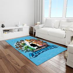 minecraft video game carpet rectangle area rug for living room home room decor gift for friends light room mnc27