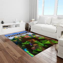 minecraft video game carpet rectangle area rug for living room home room decor gift for friends light room mnc28