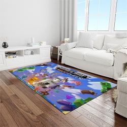 minecraft video game carpet rectangle area rug for living room home room decor gift for friends light room mnc3