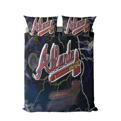 mlb atlanta braves baseball team logo sport bedding set home decor alb1