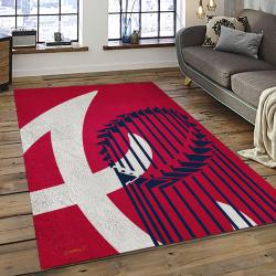 MLB Atlanta Braves Baseball Team Logo Sport Carpet Rectangle Area Rug For Living Room Home Room Decor ALBR12