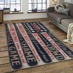 mlb atlanta braves baseball team logo sport carpet rectangle area rug for living room home room decor dark room albr16