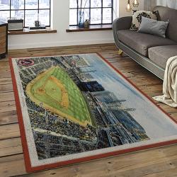 MLB Atlanta Braves Baseball Team Logo Sport Carpet Rectangle Area Rug For Living Room Home Room Decor ALBR28