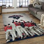 mlb atlanta braves baseball team logo sport carpet rectangle area rug for living room home room decor dark room albr38