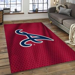 MLB Atlanta Braves Baseball Team Logo Sport Carpet Rectangle Area Rug For Living Room Home Room Decor ALBR7