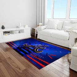 mlb atlanta braves baseball team logo sport carpet rectangle area rug for living room home room decor light room albr17