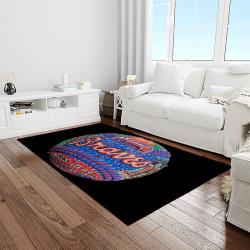 mlb atlanta braves baseball team logo sport carpet rectangle area rug for living room home room decor light room albr29