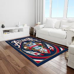 mlb atlanta braves baseball team logo sport carpet rectangle area rug for living room home room decor light room albr33
