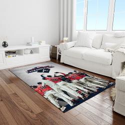 mlb atlanta braves baseball team logo sport carpet rectangle area rug for living room home room decor light room albr38