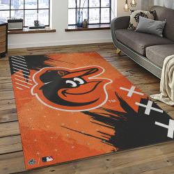 MLB Baltimore Orioles Baseball Team Logo Sport Carpet Rectangle Area Rug For Living Room Home Room Decor BTMO10