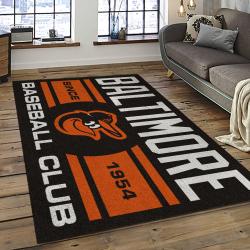 MLB Baltimore Orioles Baseball Team Logo Sport Carpet Rectangle Area Rug For Living Room Home Room Decor BTMO12