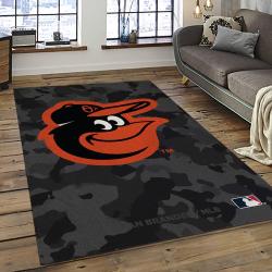 MLB Baltimore Orioles Baseball Team Logo Sport Carpet Rectangle Area Rug For Living Room Home Room Decor BTMO15