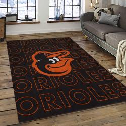 MLB Baltimore Orioles Baseball Team Logo Sport Carpet Rectangle Area Rug For Living Room Home Room Decor BTMO21