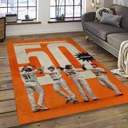 MLB Baltimore Orioles Baseball Team Logo Sport Carpet Rectangle Area Rug For Living Room Home Room Decor BTMO34