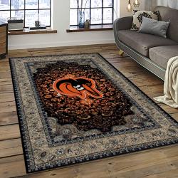 MLB Baltimore Orioles Baseball Team Logo Sport Carpet Rectangle Area Rug For Living Room Home Room Decor BTMO39