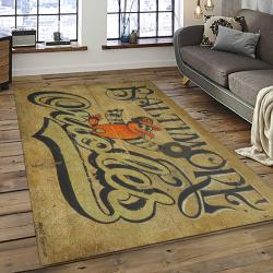 MLB Baltimore Orioles Baseball Team Logo Sport Carpet Rectangle Area Rug For Living Room Home Room Decor BTMO51