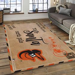MLB Baltimore Orioles Baseball Team Logo Sport Carpet Rectangle Area Rug For Living Room Home Room Decor BTMO6