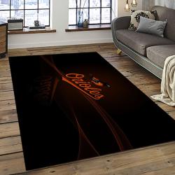 MLB Baltimore Orioles Baseball Team Logo Sport Carpet Rectangle Area Rug For Living Room Home Room Decor BTMO9