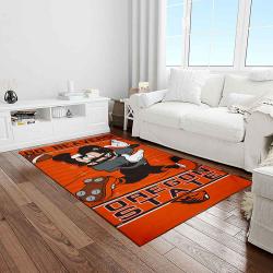 mlb baltimore orioles baseball team logo sport carpet rectangle area rug for living room home room decor light room btmo23