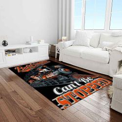 mlb baltimore orioles baseball team logo sport carpet rectangle area rug for living room home room decor light room btmo28