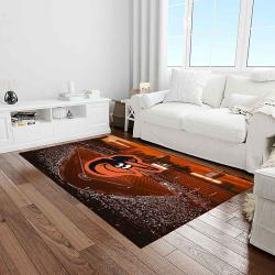 mlb baltimore orioles baseball team logo sport carpet rectangle area rug for living room home room decor light room btmo42