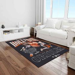 mlb baltimore orioles baseball team logo sport carpet rectangle area rug for living room home room decor light room btmo50