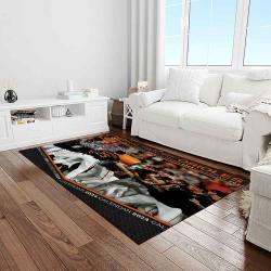 mlb baltimore orioles baseball team logo sport carpet rectangle area rug for living room home room decor light room btmo56