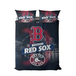 mlb boston red sox baseball team logo sport bedding set home decor