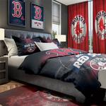 mlb boston red sox baseball team logo sport bedroom set home decor