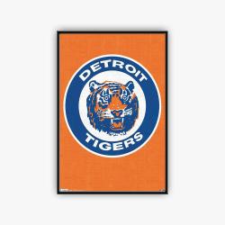 mlb detroit tigers baseball team logo sport canvas home decor dtts1001
