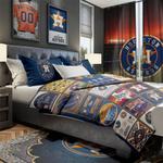 mlb houston astros baseball team logo sport bedroom set home decor htat1
