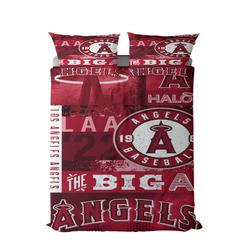 mlb los angeles angels baseball team logo sport bedding set home decor laals1
