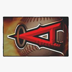mlb los angeles angels baseball team logo sport carpet rectangle area rug home decor laals1