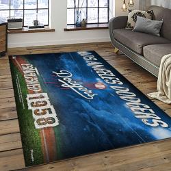 MLB Los Angeles Dodgers Baseball Team Logo Sport Carpet Rectangle Area Rug For Living Room Home Room Decor LADG10