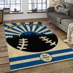 mlb los angeles dodgers baseball team logo sport carpet rectangle area rug for living room home room decor dark room ladg20