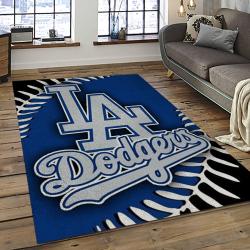 MLB Los Angeles Dodgers Baseball Team Logo Sport Carpet Rectangle Area Rug For Living Room Home Room Decor LADG32