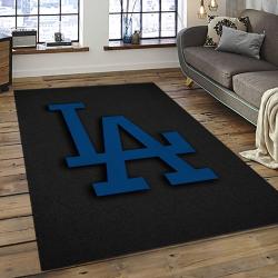 MLB Los Angeles Dodgers Baseball Team Logo Sport Carpet Rectangle Area Rug For Living Room Home Room Decor LADG42