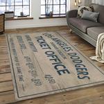 mlb los angeles dodgers baseball team logo sport carpet rectangle area rug for living room home room decor dark room ladg7