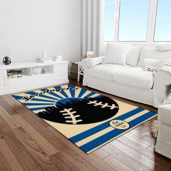 mlb los angeles dodgers baseball team logo sport carpet rectangle area rug for living room home room decor light room ladg20