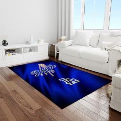 mlb los angeles dodgers baseball team logo sport carpet rectangle area rug for living room home room decor light room ladg36