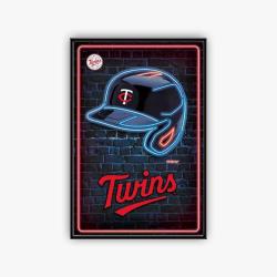 mlb minnesota twins baseball team logo sport canvas home decor mntt1002