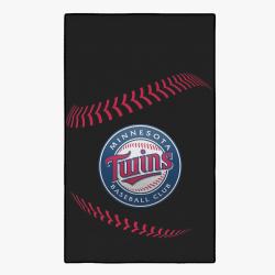 mlb minnesota twins baseball team logo sport carpet rectangle area rug home decor mntt1