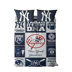 mlb new york yankees baseball team logo sport bedding set home decor nttk1